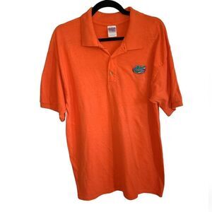 UF Gators Polo style Golf Shirt, Orange,  men's Large